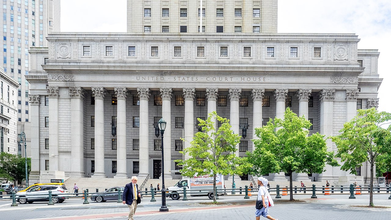 Federal courthouse supporting verification work for epstein files removed from DOJ website
